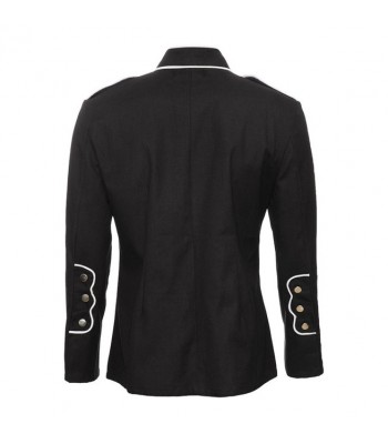 Men Military Officer Coat Band Parade Rocket Army Style Gothic Coat  (2025)